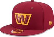 New Era Men's New Era Burgundy Washington Commanders 2026 Sideline 9FIFTY Snapback Hat