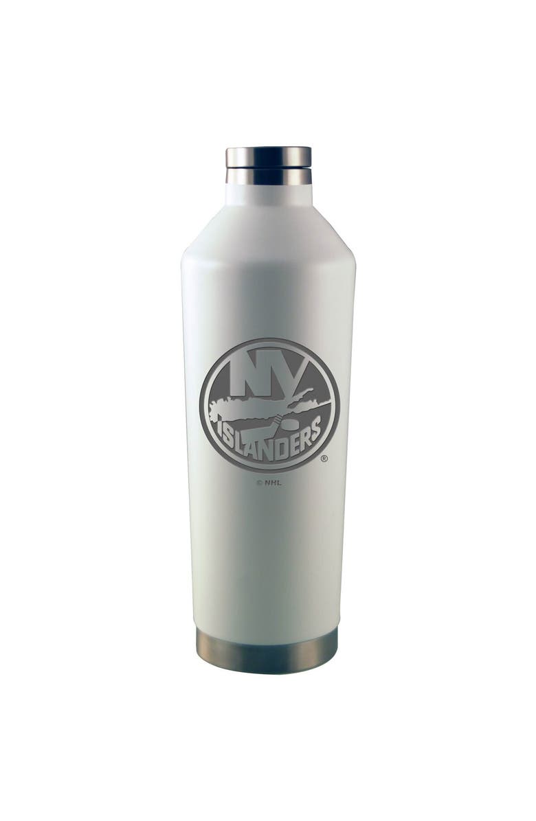 THE MEMORY COMPANY White New York Islanders 26oz. Primary Logo Water Bottle, Main, color, 