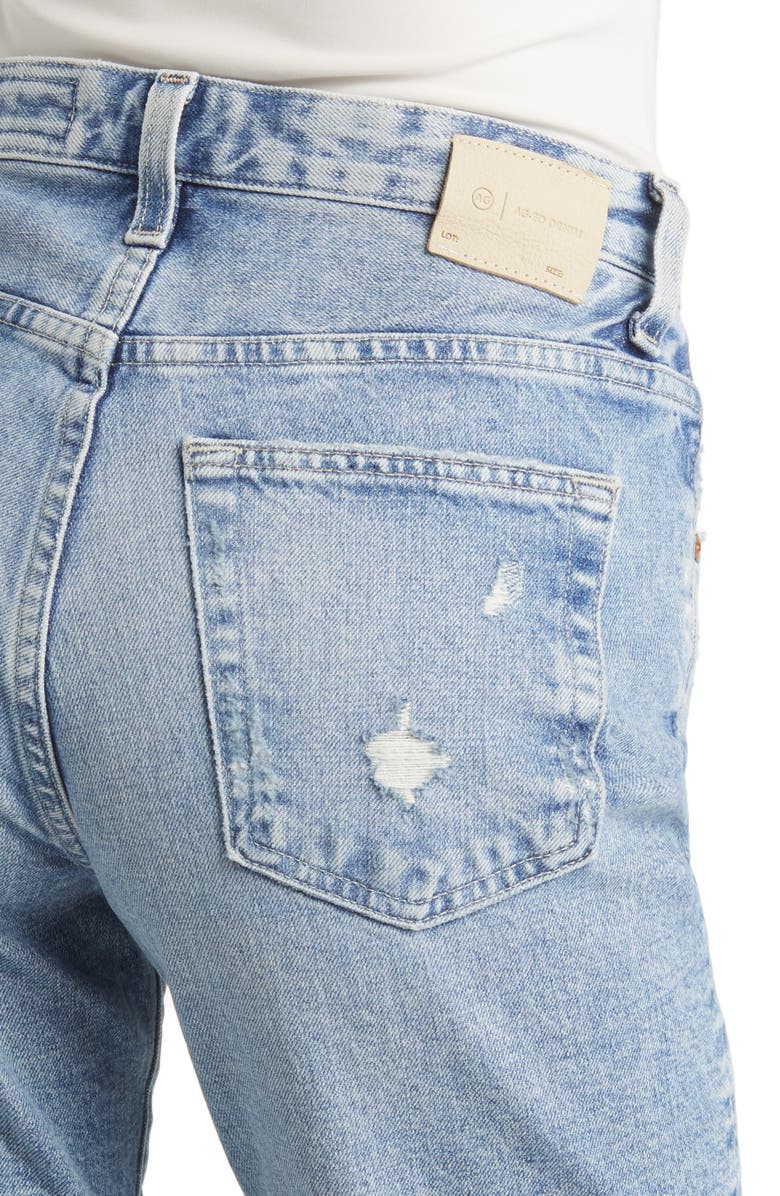 AG Kinsley High Waist Crop Jeans, Alternate, color, 23 Years Morning View Destruct