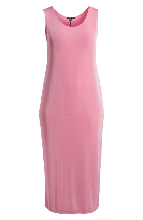 Vikki Vi Sleeveless Stretch Knit Maxi Tank Dress In Carnation