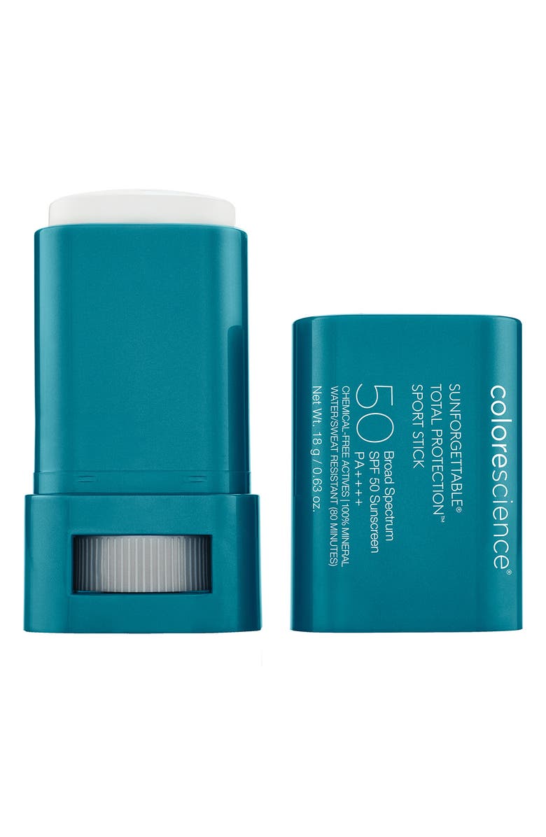 Colorescience <sup>®</sup> Sunforgettable<sup>®</sup> Total Protection Sport Stick SPF 50 Sunscreen, Main, color,