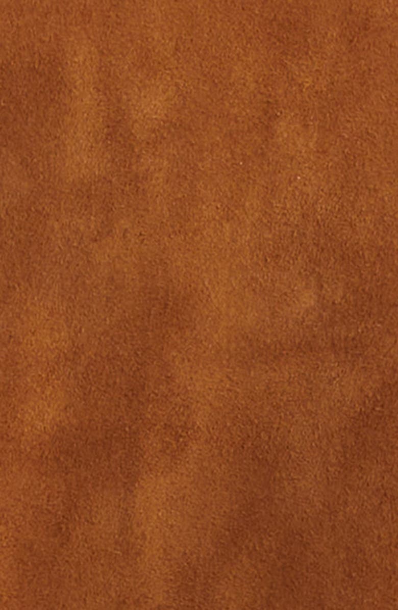 Versace Suede Overshirt, Alternate, color, 