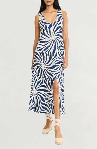 The Good Journey Abstract Print Racerback Dress