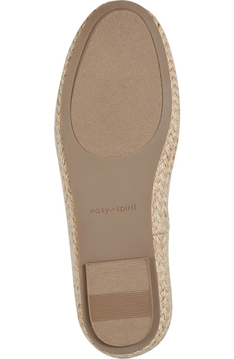 Easy Spirit Hassie Espadrille Flat, Alternate, color, Natural