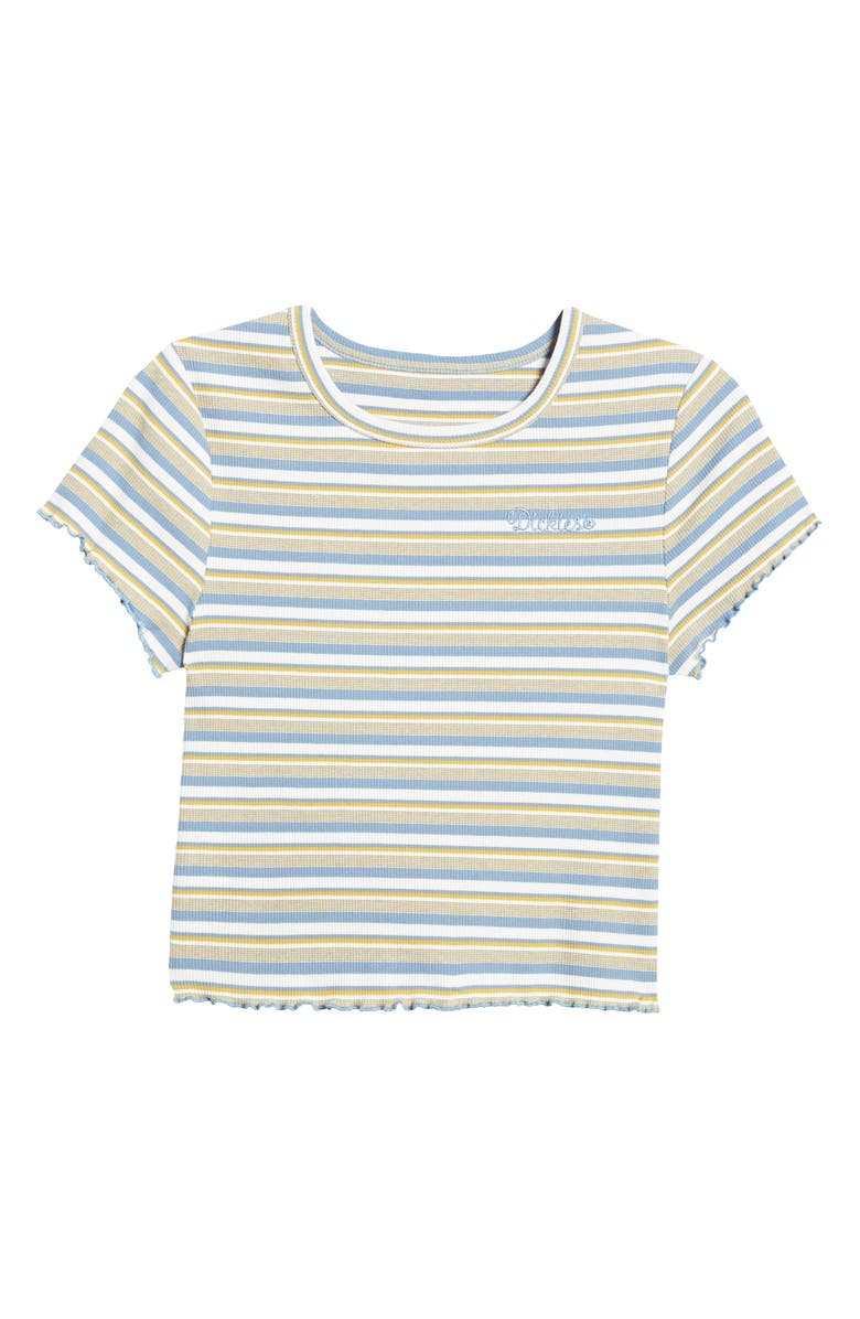 Dickies Stripe Ribbed Crop T-Shirt, Alternate, color, 