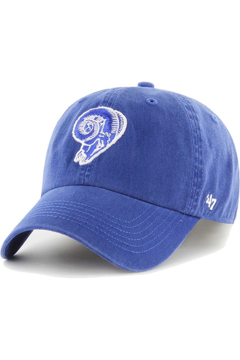 Men's '47 Royal Los Angeles Rams Gridiron Classics Franchise Legacy Fitted Hat, Main, color, Royal