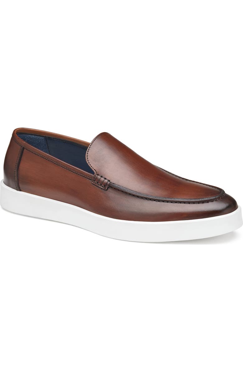 Johnston & Murphy Bolivar Moc Toe Slip-On Sneaker, Main, color,
