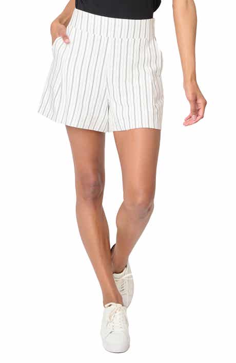 GIBSONLOOK Pinstripe Elastic Shorts