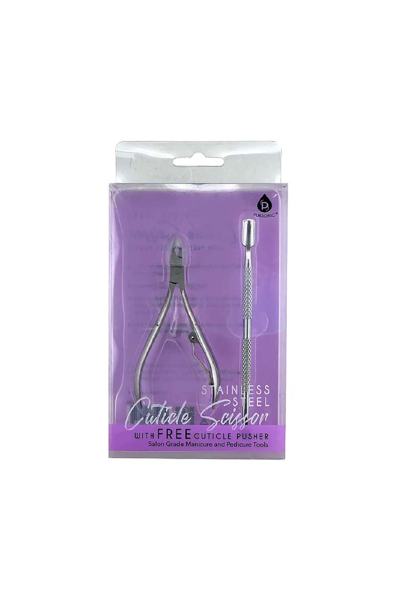 PURSONIC Salon Grade Manicure & Pedicure Tools, Alternate, color, Silver
