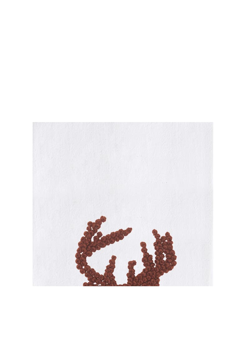 Dear Silhouette Towel, Alternate, color, Brown