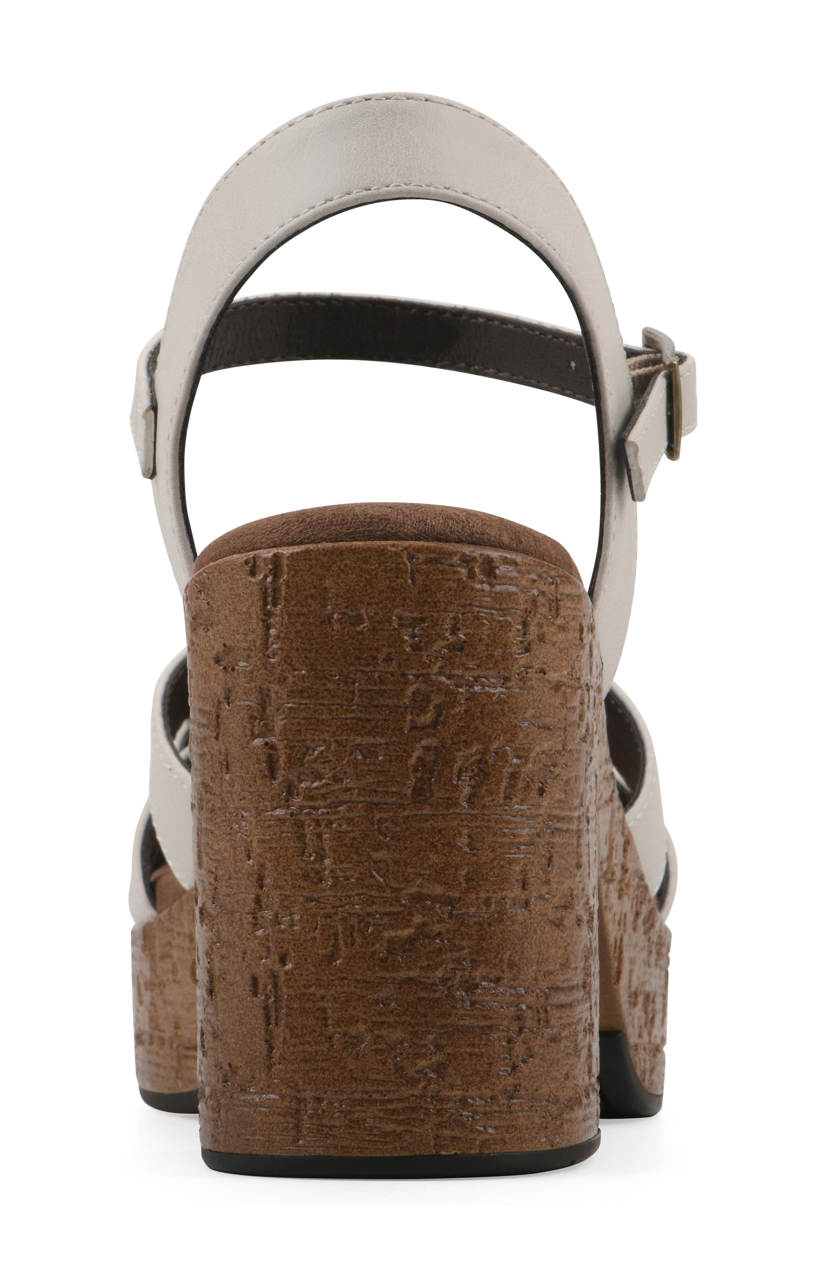 Barista Platform Sandal, Alternate, color, CREAM/ BURN/ SMOOTH