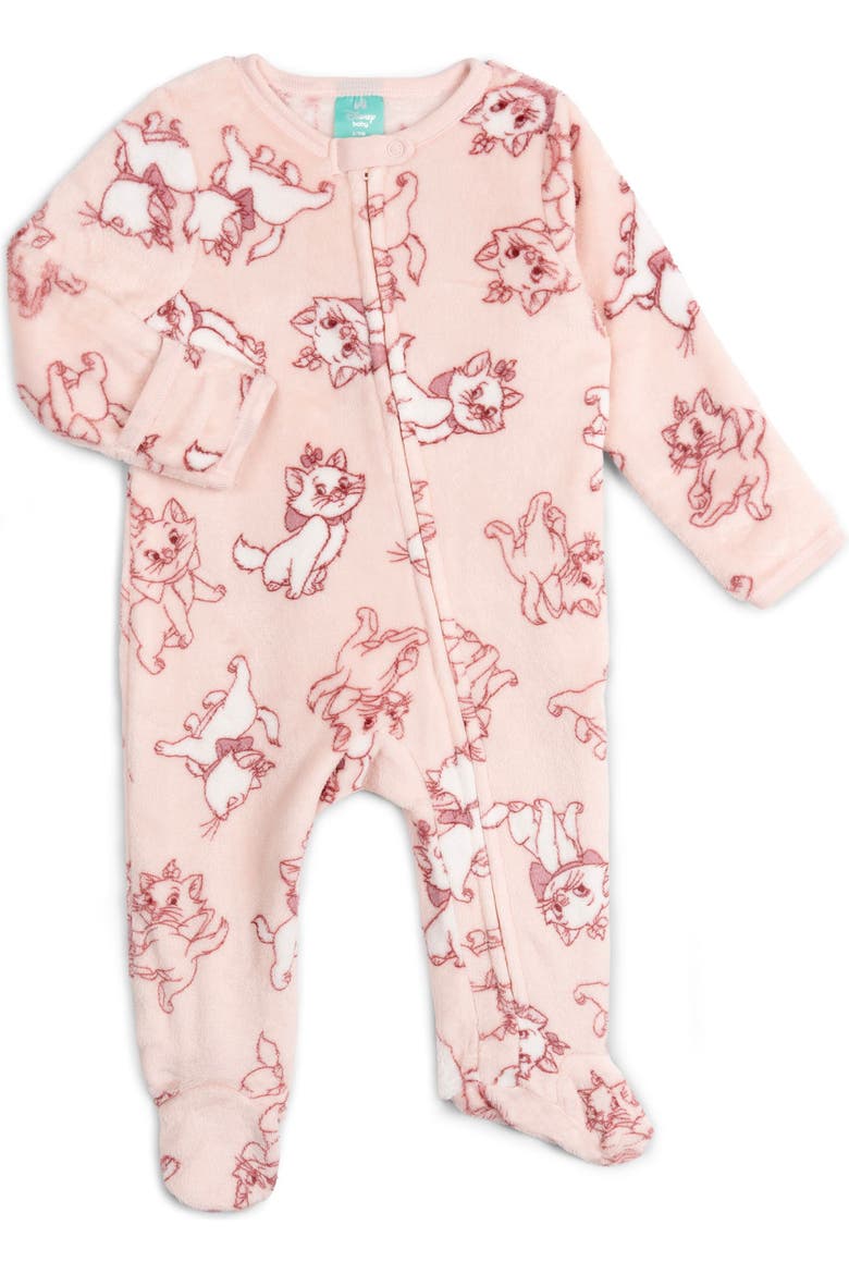 The Aristocats Marie Fleece Footed Sleep N Play, Main, color, Gossamer Pink Marie