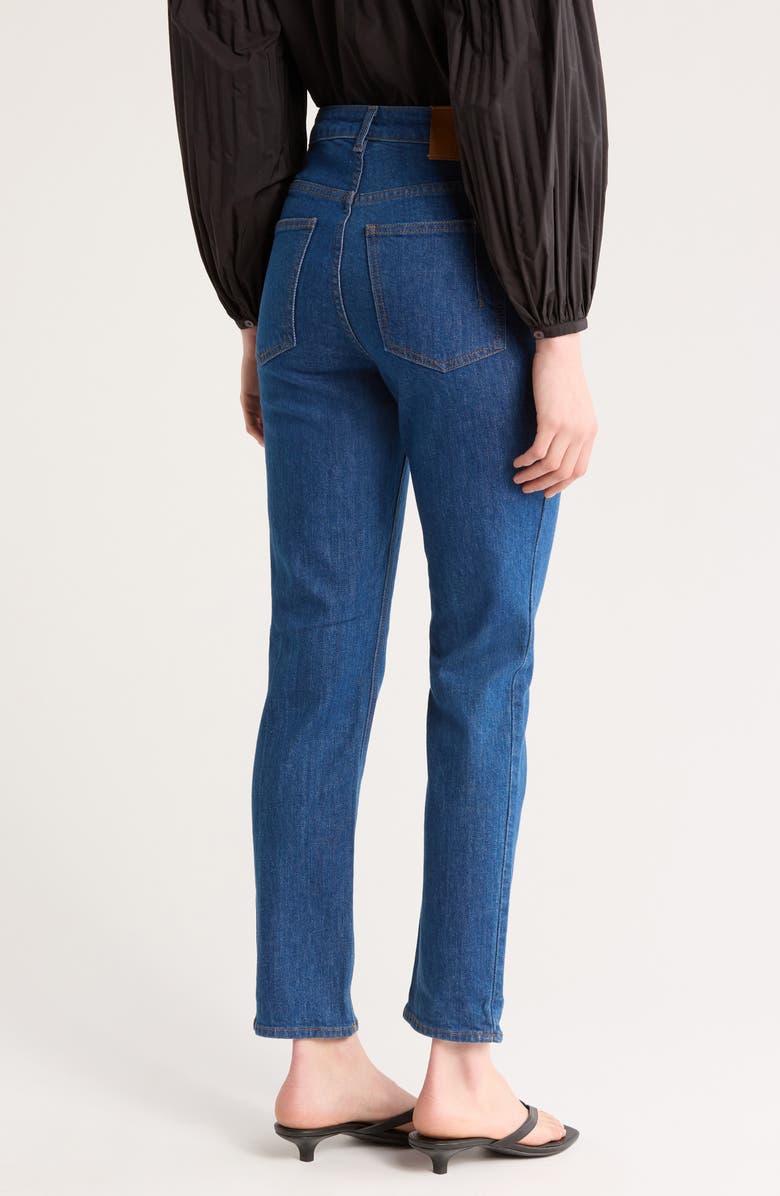 Derek Lam 10 Crosby Eden High Waist Slim Jeans, Alternate, color, Dark