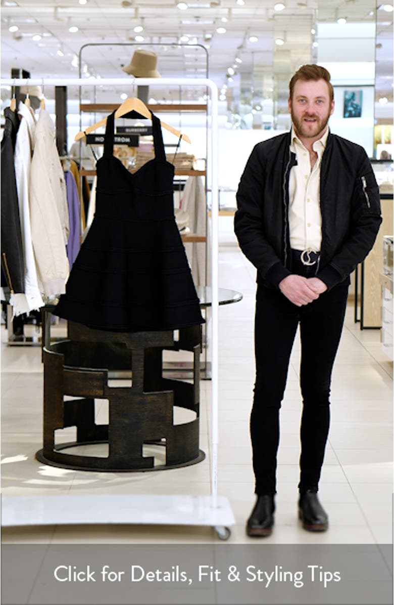 Katlyn Halter Cocktail Minidress, sales video thumbnail