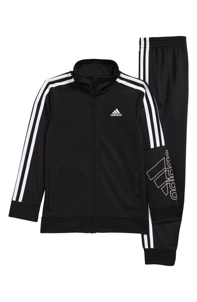 adidas Kids' Even Tricot Track Jacket & Sweatpants Set, Main, color,