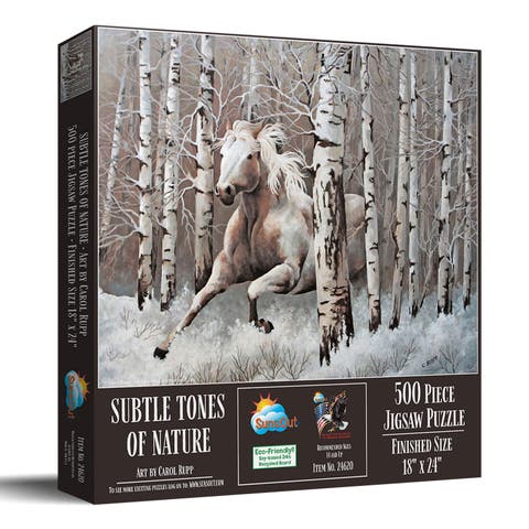 Subtle Tones of Nature 500 piece Jigsaw Puzzle for Adults