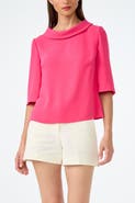 Trina Turk Kailee Folded Neckline Top