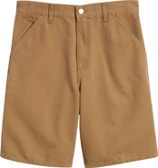 Carhartt Work In Progress Organic Cotton Canvas Carpenter Shorts