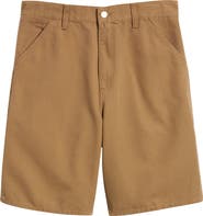 Carhartt Work In Progress Organic Cotton Canvas Carpenter Shorts