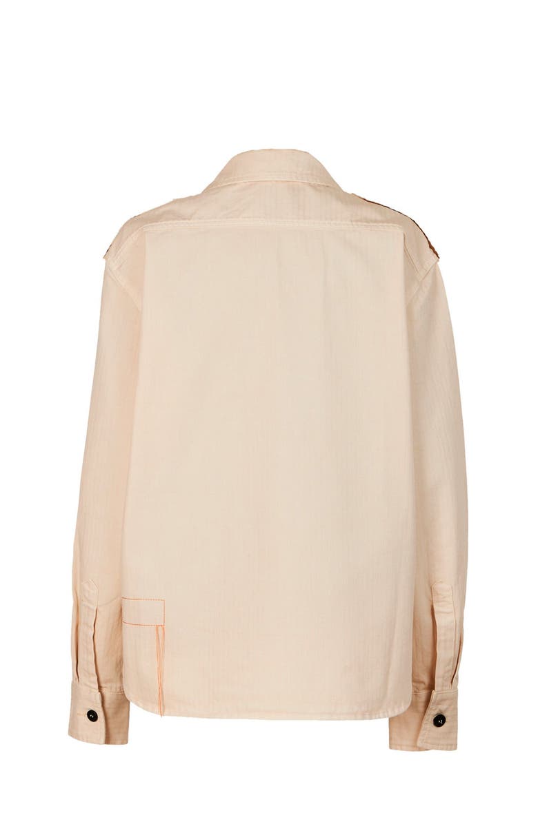 Fortela Bonniet Herringbone Shirt, Alternate, color, Off White