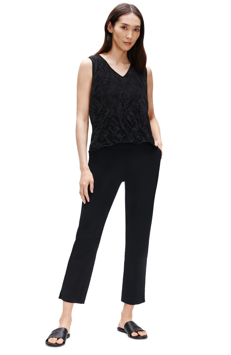 Eileen Fisher High Waist Tapered Ankle Pants, Alternate, color,