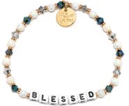 Little Words Project Blessed Beaded Stretch Bracelet