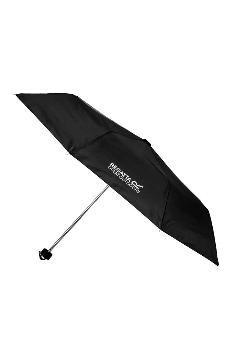 19in Folding Umbrella, Main, color, Black