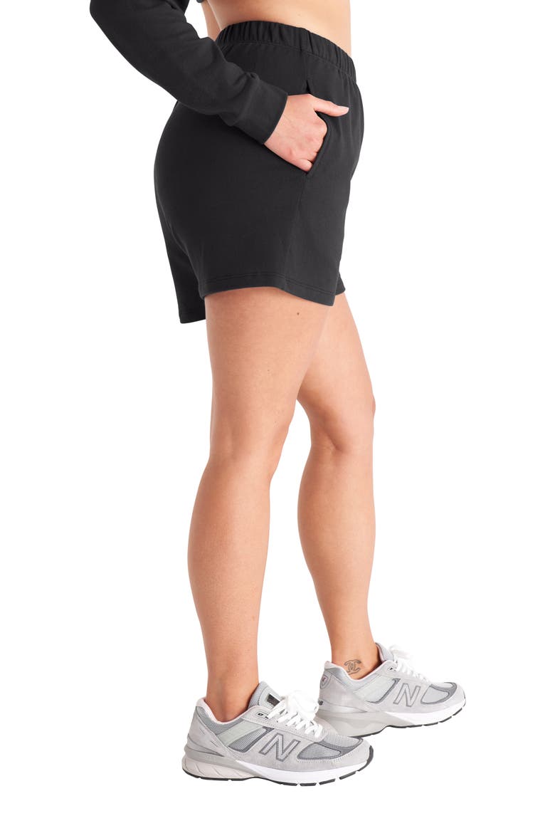 The Sweat Short, Alternate, color, Vintage Black