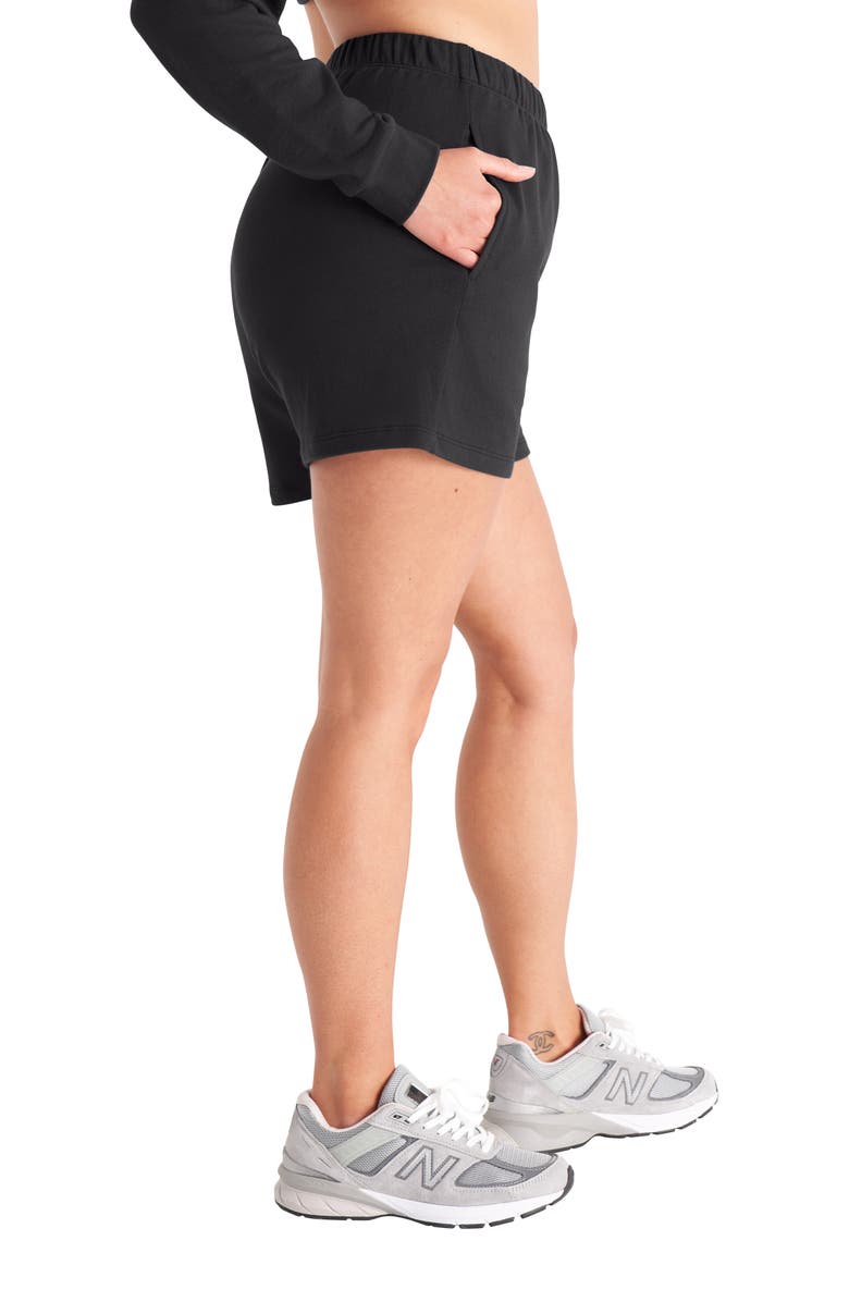 The Standard Stitch The Sweat Short, Alternate, color, Vintage Black