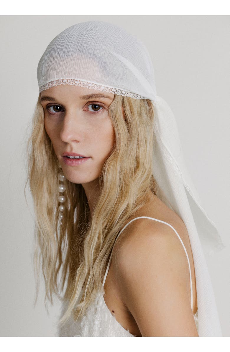 Alas Juliet Cap Veil, Main, color, White
