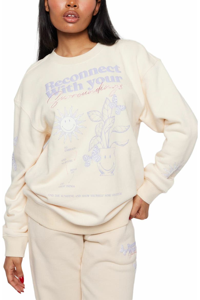 RECONNECT CREWNECK, Alternate, color, BONE