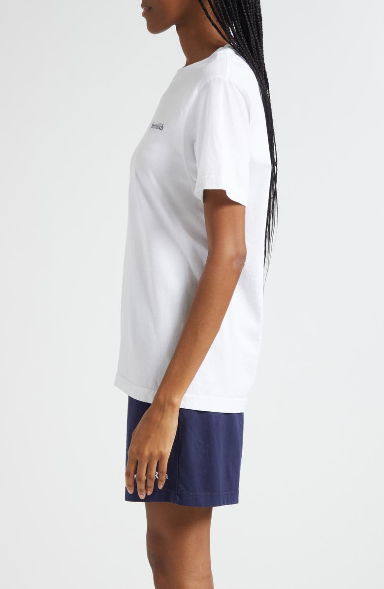 Sporty & Rich Health is Wellness Logo Graphic T-Shirt, Alternate, color,