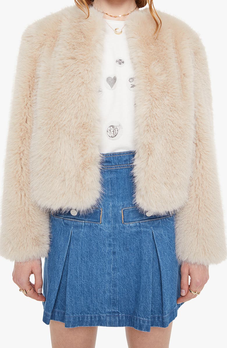 MOTHER The Polar Opposite Faux Fur Jacket, Main, color, Counter Culture
