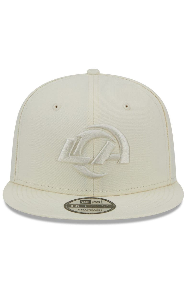 New Era Men's New Era Cream Los Angeles Rams Color Pack 9FIFTY Snapback Hat, Alternate, color, 
