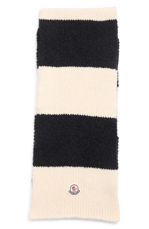 Stripe Virgin Wool Blend Scarf