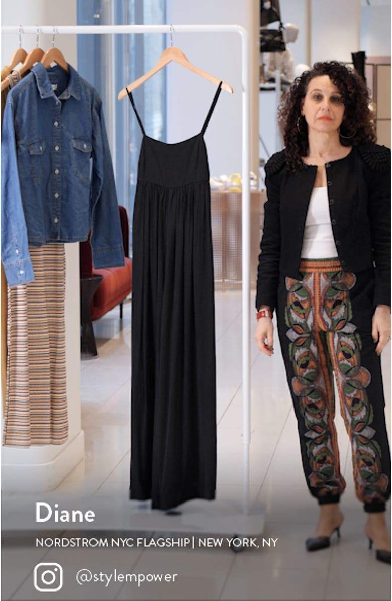Tie-Back Wide-Leg Jumpsuit, sales video thumbnail