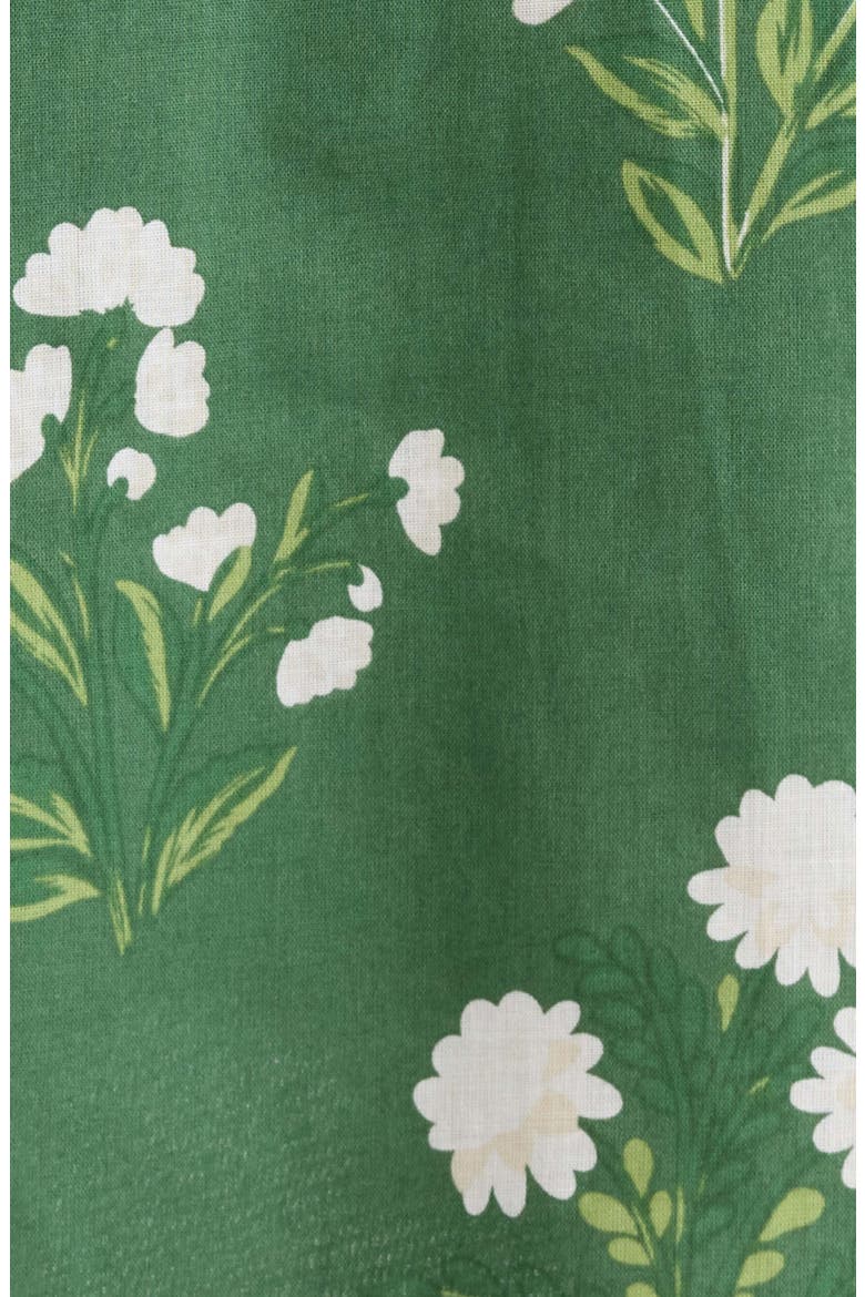 Kestrel Floral Fawna Cotton Shift Dress, Alternate, color, CREAM-GREEN