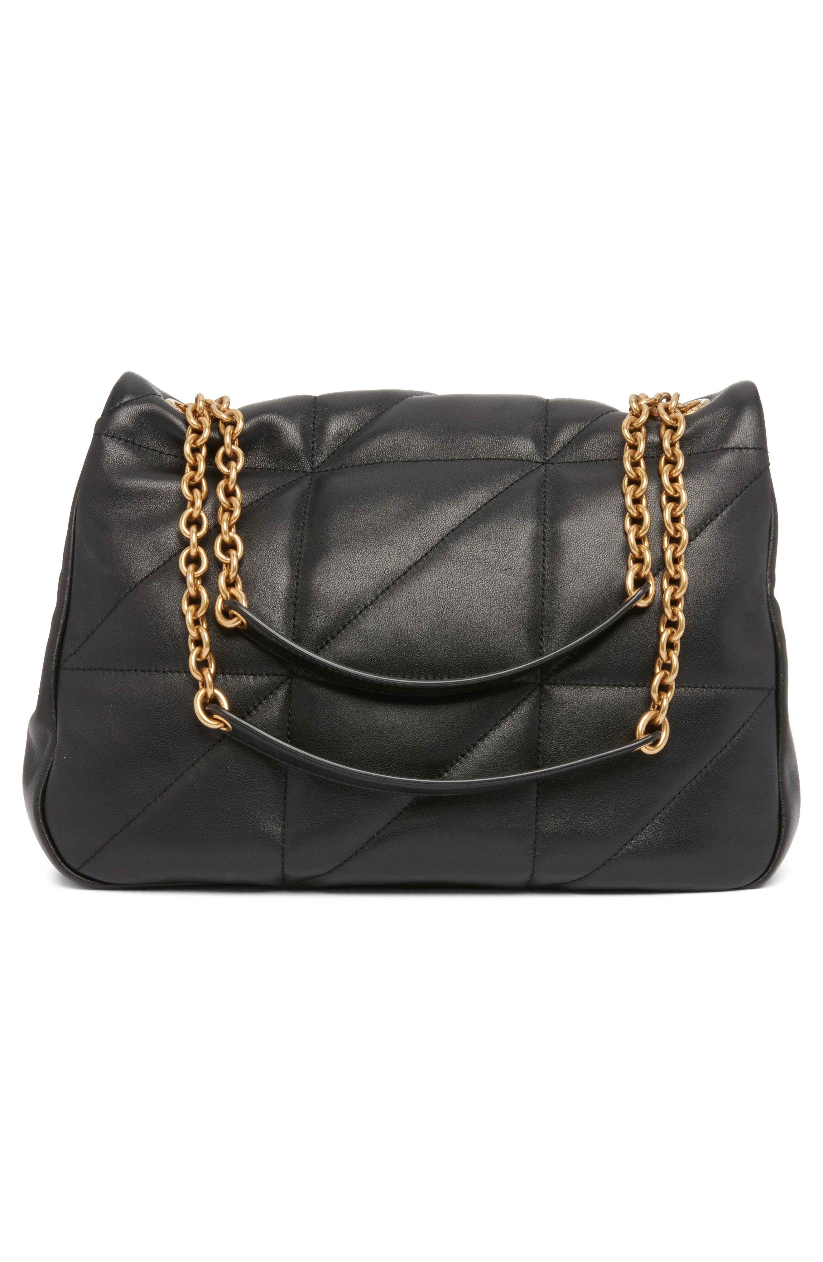Saint Laurent Medium Jamie 4.3 Carré Rive Gauche Quilted Shoulder Bag, Alternate, color, Noir