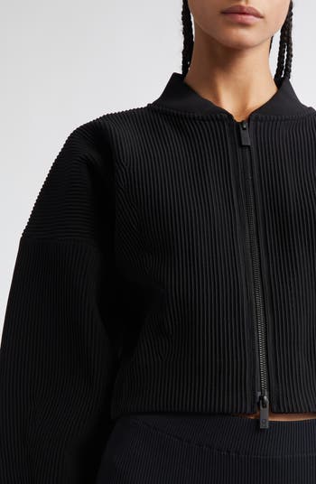 CFCL Hypha Crop Rib Bomber Jacket | Nordstrom