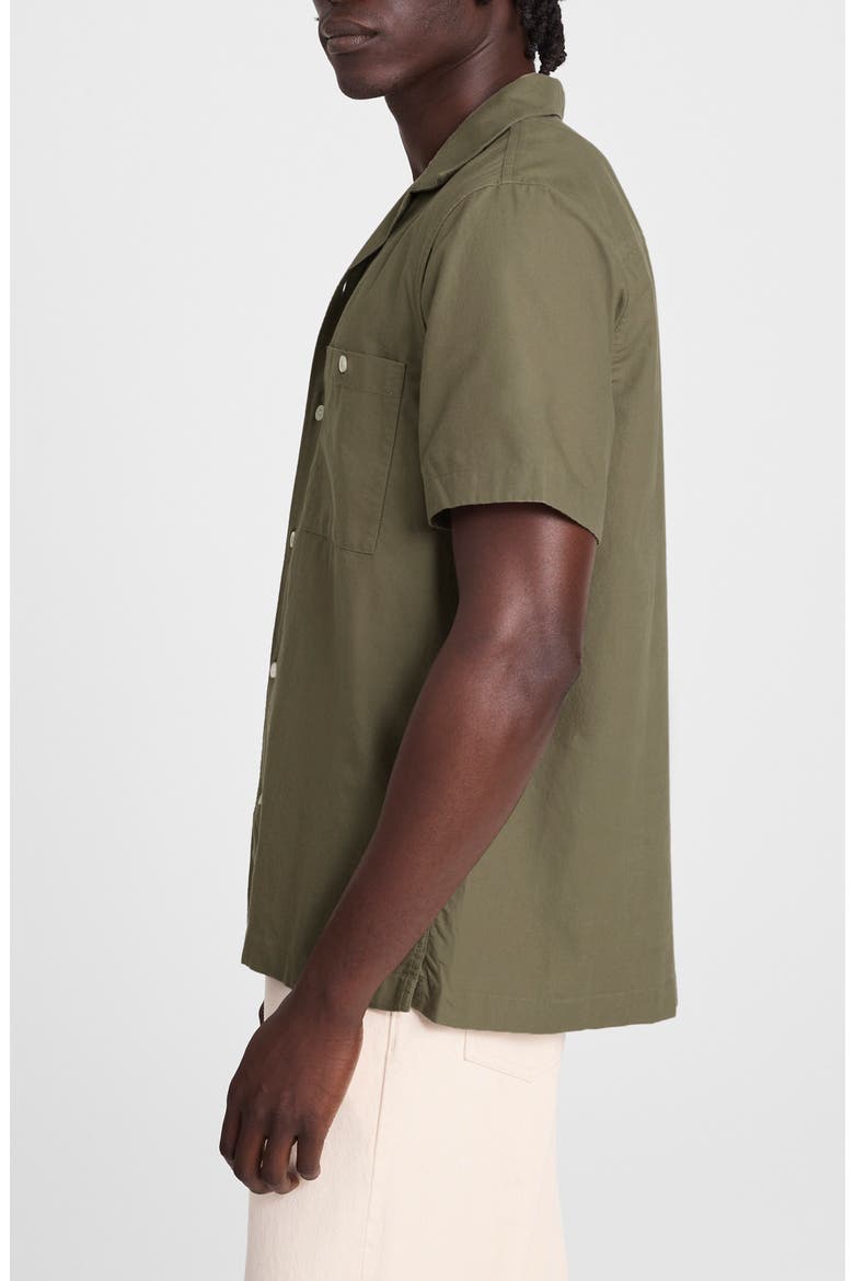 Twill Camp Shirt, Alternate, color, PRESSED SAGE
