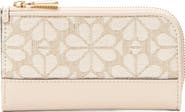 Kate Spade New York devin spade floral jacquard bifold wallet