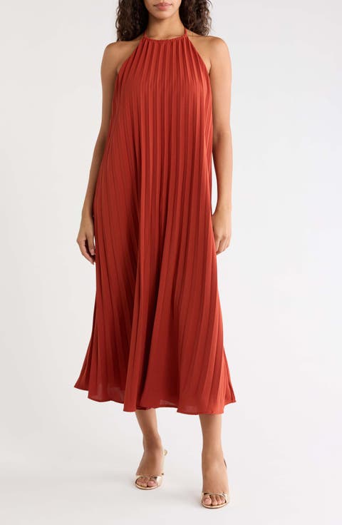 Wenden Pleated Sleeveless Dress