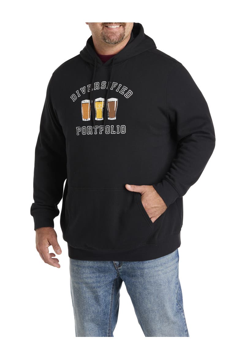 Big & Tall Diversified Hoodie, Main, color, BLACK