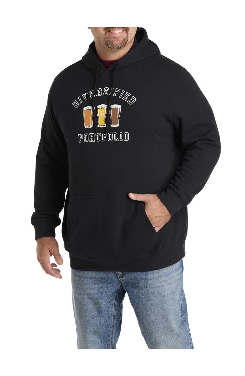LIFE IS GOOD Big & Tall Diversified Hoodie, Main, color, Black