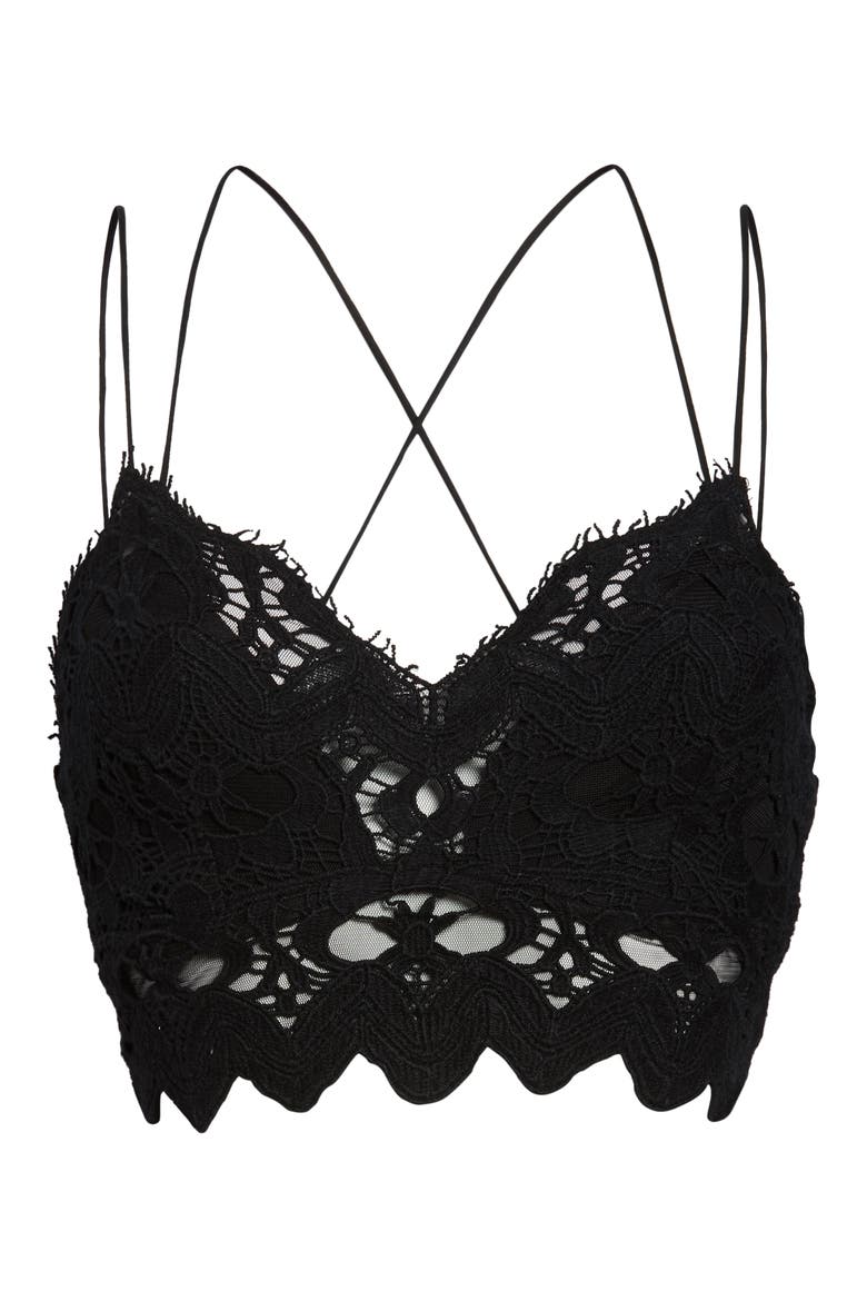 Intimately FP Ilektra Bralette, Alternate, color, BLACK