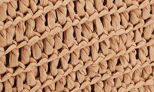 Mango Small Raffia Bucket Bag In Green