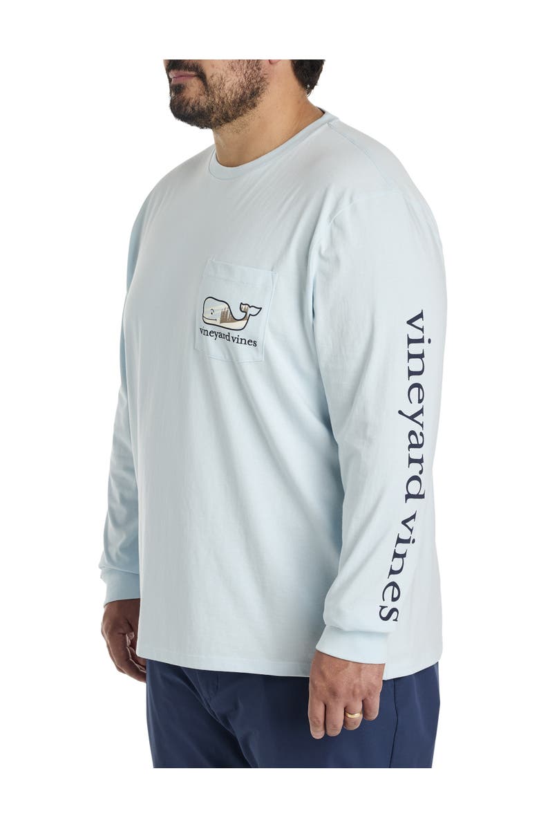 vineyard vines Big & Tall Mountain Long-Sleeve T-Shirt, Alternate, color, Pale Sky