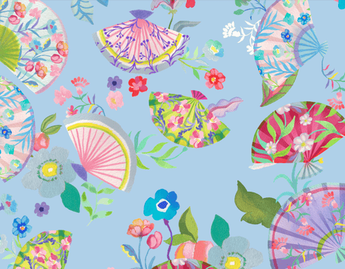 The Cat's Pajamas Pima Knit Night Shirt Conversational In Blue