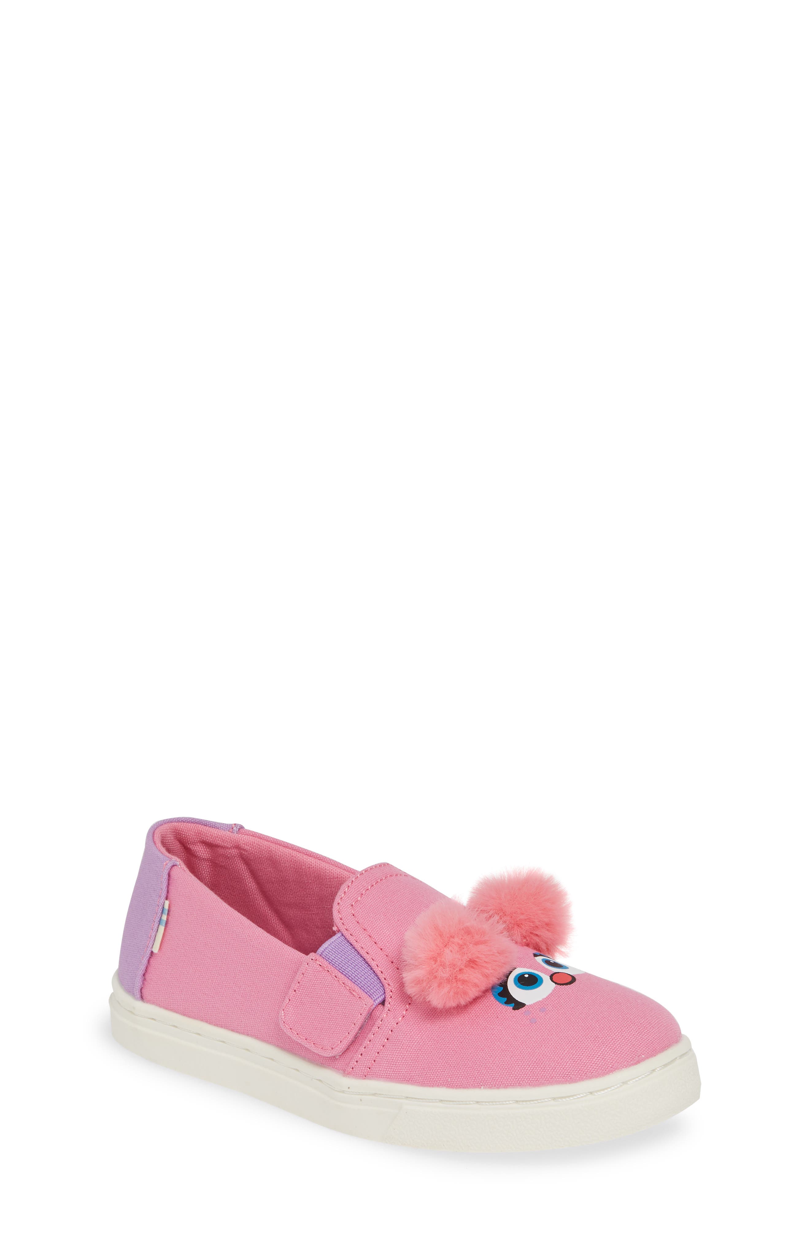 TOMS x Sesame Street<sup>®</sup> Luca - Abby Slip-On Sneaker, Main, color, 