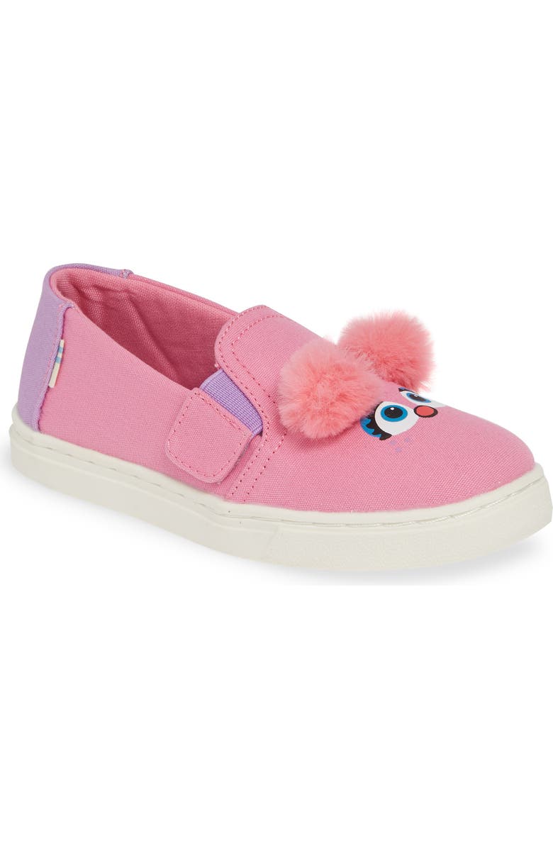 TOMS x Sesame Street<sup>®</sup> Luca - Abby Slip-On Sneaker, Main, color,